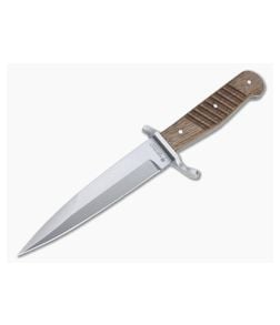 Boker Solingen Trench Knife C75 Walnut Fixed Blade 121918 - BO-121918 1