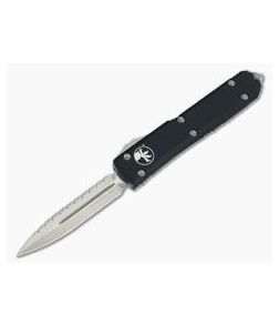 Microtech Ultratech D/E Satin Full Serrated M390 Double Edge OTF Automatic 122-6 - MT-122-6-M390 1