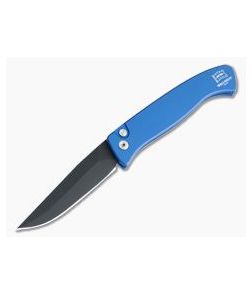 Protech Knives Small Brend 2 Auto Blue Automatic Black Blade 1221-BLUE - PT-1221-BLUE 1