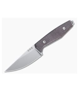 Boker Solingen Daily Knives AK1 Drop Point Bison Micarta RWL34 Fixed Blade 122502 - BO-122502 1