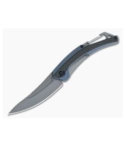 Kershaw Reverb XL G10 Carbon Fiber Folder with Carabiner 1225 - KS-1225 1
