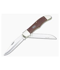 Case Large Folding Hunter Red Burlap Micarta 12274 - CA-12274 1