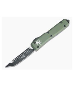 Microtech Ultratech T/E Two-Tone M390 Tanto OD Green OTF Automatic Knife 123-1OD - MT-123-1OD 1