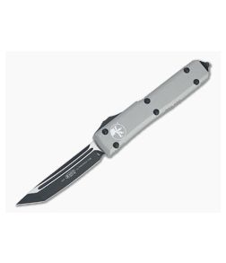 Microtech Ultratech Tanto Black M390 Titanium Gray OTF Automatic Knife 123-1TG - MT-123-1TG-M390 1