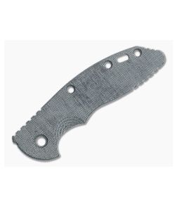 Hinderer Knives Skinny XM-18 3.5" Handle Scale Smooth Black Micarta 1232 - HK-1232 1