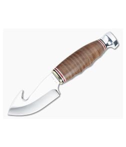 Kabar Game Hook Leather Handle Fixed Blade 1234 - KA-1234 1