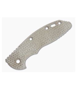 Hinderer Knives Skinny XM-18 3.5" Handle Scale Textured Natural Micarta 1240 - HK-1240 1