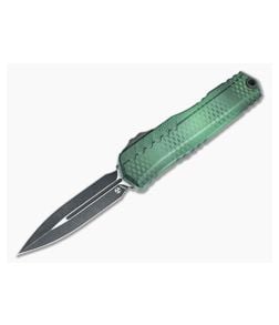 Microtech Cypher II D/E Green X-51 Signature Series - MT-1242-1GRX51S 1