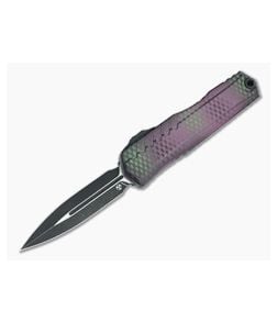 Microtech Cypher II D/E Purple X-51 Signature Series - MT-1242-1PUX51S 1