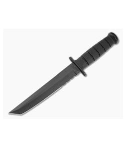 Kabar Black Tanto Fixed Blade Partially Serrated 1245 - KA-1245 1