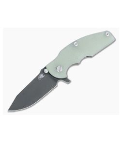 Hinderer Jurassic Spear Point Battle Black DLC 20CV Translucent G10 Tri-Way Flipper 1250 - HK-1250 1