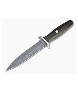 Boker Applegate-Fairbairn 150th Anniversary Steam Engine Damascus Dagger Chestnut Wood 125543DAM - BO-125543DAM 1