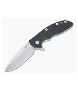 Hinderer XM-18 3.5" Spear Point Stonewashed 20CV Black G10 Tri-Way Flipper 1259 - HK-1259 1