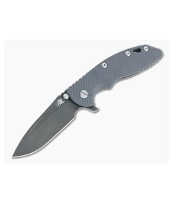 Hinderer XM-18 3.5" Spear Point 20CV Gray G10 Battle Black DLC Tri-Way Flipper 1276 - HK-1276 1