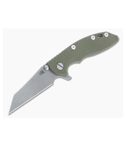 Hinderer XM-18 3" Wharncliffe 20CV OD Green G10 Working Finish Tri-Way Pivot Flipper 1281 - HK-1281 1