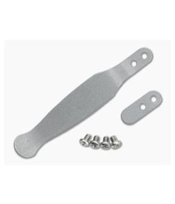 Hinderer Solid Pocket Clip and Filler Tab Set Titanium Working Finish 1298 - HK-1298 1