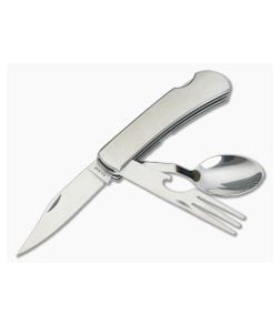 Kabar Hobo Stainless Fork Knife Spoon Folder 1300 - KA-1300 1