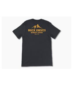 Buck Knives Quality Goods Black Cotton T-Shirt | Large - BU-13141-LRG 1
