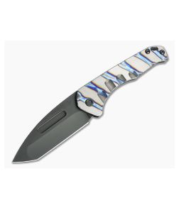 Medford Praetorian Slim Tanto PVD S35VN Faced and Flamed Titanium Frame Lock Folder - MKT-MKT131 1