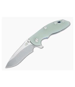 Hinderer XM-18 3.5" Recurve 20CV Jade G10 Stonewashed Blue Tri-Way Flipper 1321 - HK-1321 1