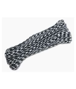 550 Paracord Black and White 100 Feet - AC-132 1