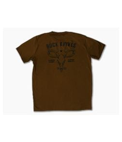 Buck Knives Skull Tee Coyote T-Shirt |X-Large - BU-13465-XLG 1