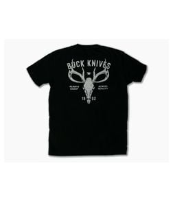 Buck Knives Skull Tee Black T-Shirt | Large - BU-13466-LRG 1