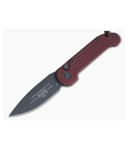 Microtech LUDT Black Standard Elmax Merlot Automatic Knife 135-1MR - MT-135-1MR 1