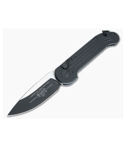 Microtech LUDT Tactical Automatic Black Aluminum Handle Two-tone M390 Drop Point 135-1T - MT-135-1T 1