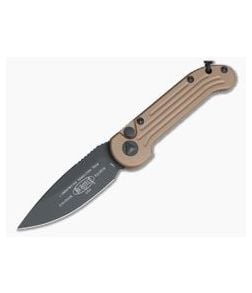 Microtech LUDT Tan Standard Black Elmax Automatic Knife 135-1TA - MT-135-1TA-ELMAX 1