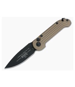 Microtech LUDT Tan Standard Automatic Knife 135-1TA-M390 - MT-135-1TA-M390 1