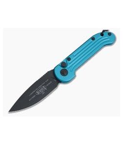 Microtech LUDT Black Standard CTS-204P Turquoise Automatic Knife 135-1TQ - MT-135-1TQ-204P 1