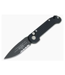Microtech LUDT Black Part Serrated M390 Automatic Knife 135-2 - MT-135-2-M390 1
