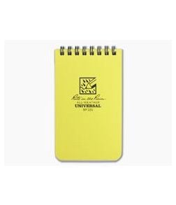 Rite In The Rain No. 135 3" x 5" Universal All-Weather Notebook Yellow - RTR-135 1