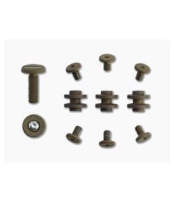 Hinderer Knives Complete Hardware Kit Eklipse 3.5" Titanium Battle Bronze 1356 - HK-1356 1