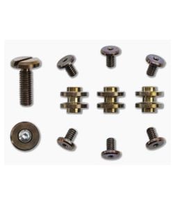 Hinderer Knives Complete Hardware Kit Eklipse 3.5" Titanium Stonewashed Bronze 1357 - HK-1357 1