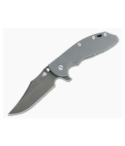 Hinderer XM-24 Flipper 20CV Bowie Grey G10 Battle Black DLC Tri-Way Pivot Folder 1361 - HK-1361 1