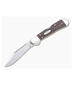 Case Copperlock Smooth Rustic Red Richlite Back Lock Knife 13624 - CA-13624 1