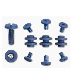 Hinderer Knives Complete Hardware Kit 3.5" Eklipse Titanium Battle Blue 1368 - HK-1368 1