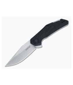 Kershaw Camshaft Stonewashed Clip Point Black GFN Assisted Liner Lock Flipper 1370 - KS-1370 1