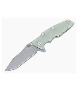 Hinderer Eklipse 3.5 Spearpoint Working Finish S45VN Translucent Green G10 - HK-1371 1