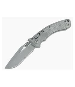 Microtech Amphibian RAM-LOK Marfione Select Apocalyptic Frag Titanium - MT-137RL-10APFRMS1 1