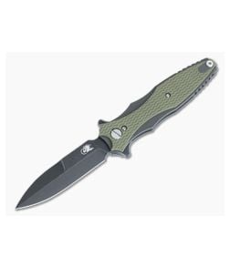 Hinderer Maximus OD Green G10 Tri-Way Bayonet Battle Black DLC 20CV HK-1384 - HK-1384 1