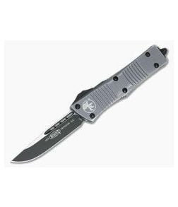 Microtech Troodon Distressed Gray S/E Standard Black Elmax OTF Automatic 139-1DGY - MT-139-1DGY-ELMAX 1