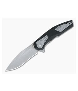 Kershaw Tremolo Stonewashed Recurve Black GFN Assisted Liner Lock Flipper 1390 - KS-1390 1
