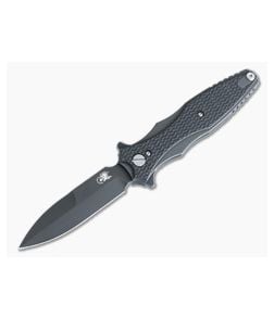 Hinderer Maximus Textured Carbon Fiber Tri-Way Bayonet Battle Black DLC 20CV HK-1392 - HK-1392 1