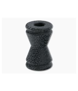 Dawson Machine Craft Black Canvas Micarta Hourglass Lanyard Bead - DMC-13 1