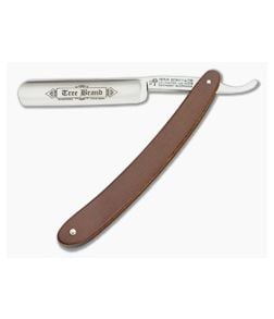 Boker Straight Razor Brown Canvas Micarta - BO-140509 1