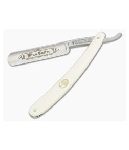 Boker King Cutter White Straight Razor 140621 - BO-140621 1