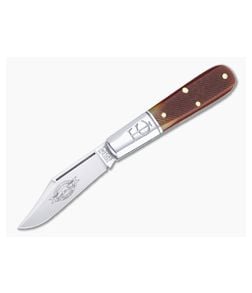 Tidioute #14 Lick Creek Barlow Goldenrod Saw Cut Bone Slip Joint Folder - GEC-141122-GSB 1